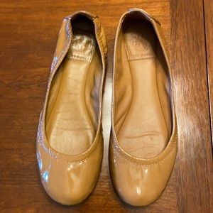 Tory Burch Patent Leather Eddie Ballet Flats